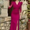Vestido largo tul buganvilla Ref. 4639