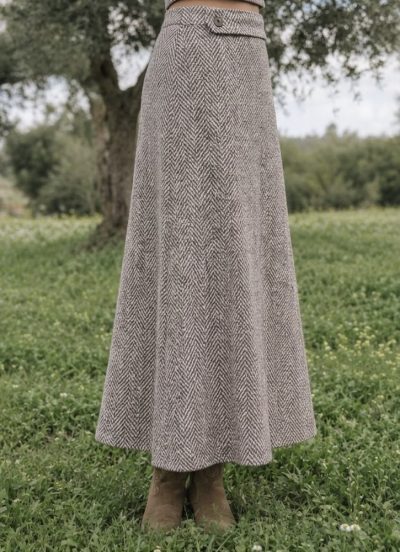 Falda estampada marrón Ref. Lisboa (426-202)