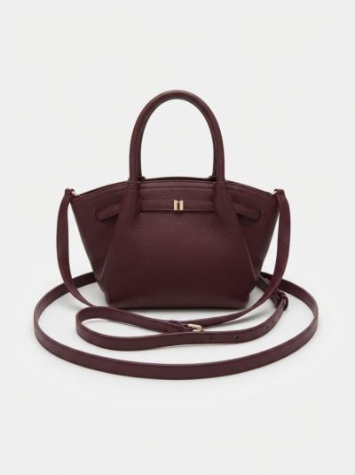 Alternative view of Bolso mini shopper granate