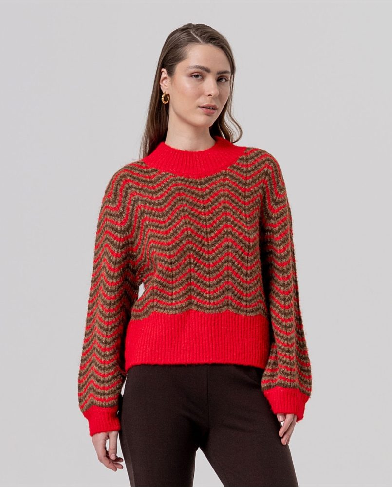 SURKANA Jersey cuello perkins rojo Ref. BUNO231